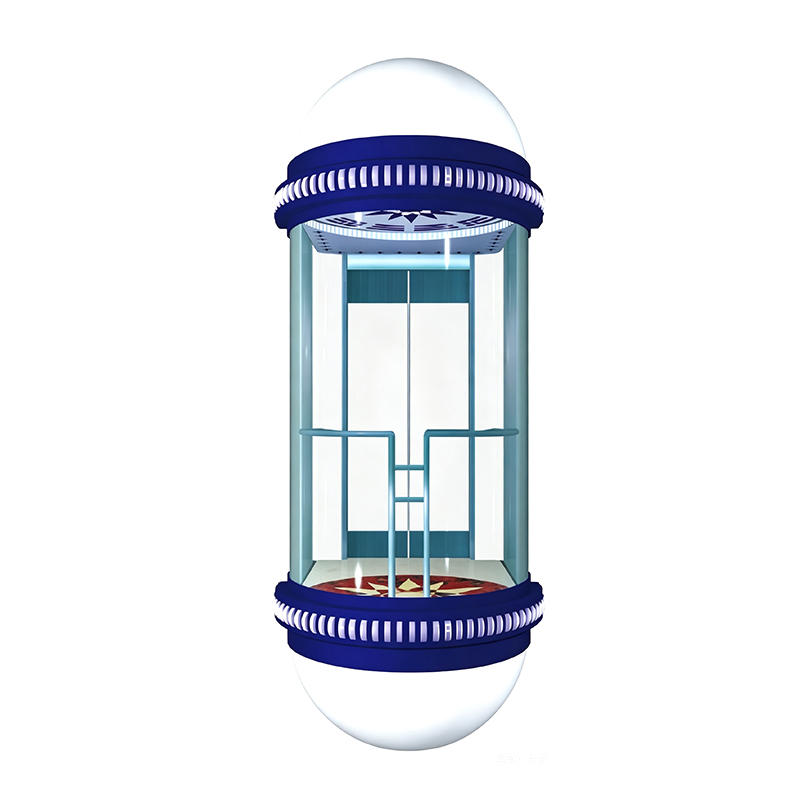 Ascenseur capsule architectural à 180 degrés avec verre de sécurité feuilleté