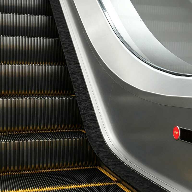 Escalier roulant robuste pour trafic public conforme aux normes du métro et de l'aéroport